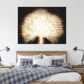 Najaarsstructuur Canvas Afdruk (Insitu (Slaapkamer))