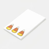 NajaarsThanksgiving Halloween Candy Corn Herfst Post-it® Notes (Schuin)