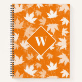 Najaarstop van het Patroonmonogram van het fallonf Notitieboek (Voorkant)