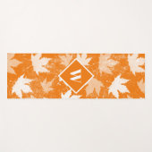 Najaarstop van het Patroonmonogram van het fallonf Yogamat (Voorkant (horizontaal))