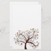 Najaarstructuur Briefpapier (Voorkant / Achterkant)