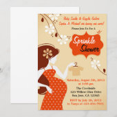 Najaarsuitnodiging voor het uitnodigen van de show kaart (Voorkant / Achterkant)