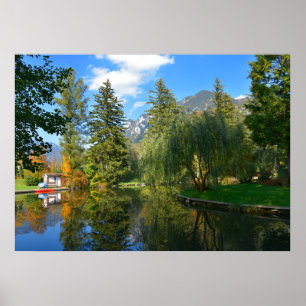 Najaarsvijver idyll poster