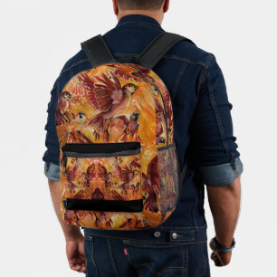 Najaarsvlucht in de Herfst Bedrukte Rugzak