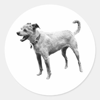 najaarswaarschuwing ronde sticker