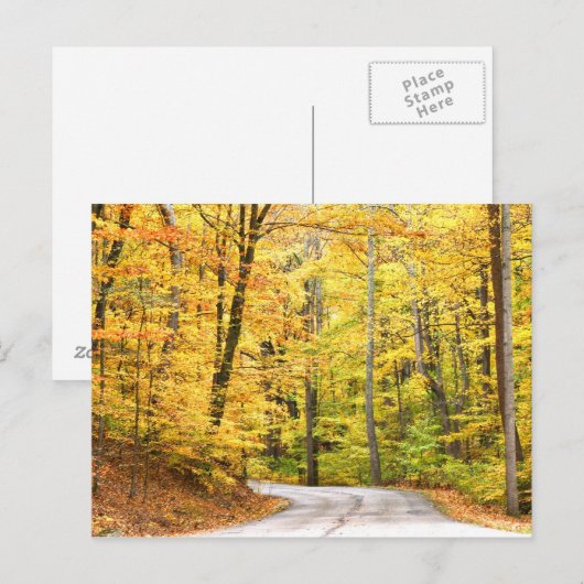 Najaarsweg Briefkaart (Voorkant / Achterkant)