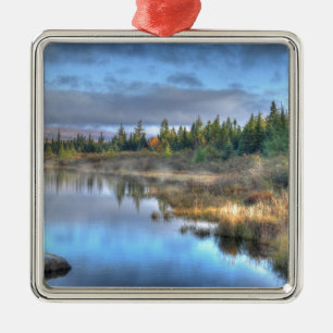 Najaarszonsopgang bij het Moosehead Lake Maine Metalen Ornament