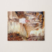 Najaartrail Waterverf schilderen Legpuzzel (Horizontaal)