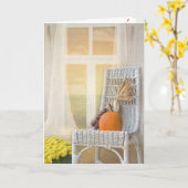 Najaarvenster van Birthday Kaart (Gele Bloem)