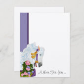 Najira Bonjour ! Cartes de correspondance simples (Devant / Derrière)