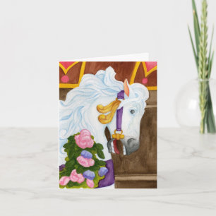 Najira Carousel Horse Note Kaart