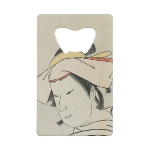Nakamura Noshio II as Tonase, 1795 Kredietkaart Flessenopener
