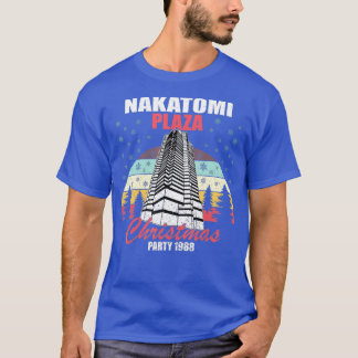 Nakatomi Plaza Christmas Party 1988 Funny Xmas Vin T-shirt