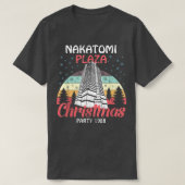 Nakatomi Plaza kerstparty 1988 Funny Xmas Vin T-shirt (Design voorkant)