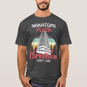 Nakatomi Plaza kerstparty 1988 Funny Xmas Vin T-shirt