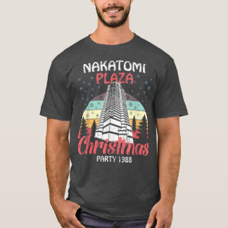Nakatomi Plaza kerstparty 1988 Funny Xmas Vin T-shirt