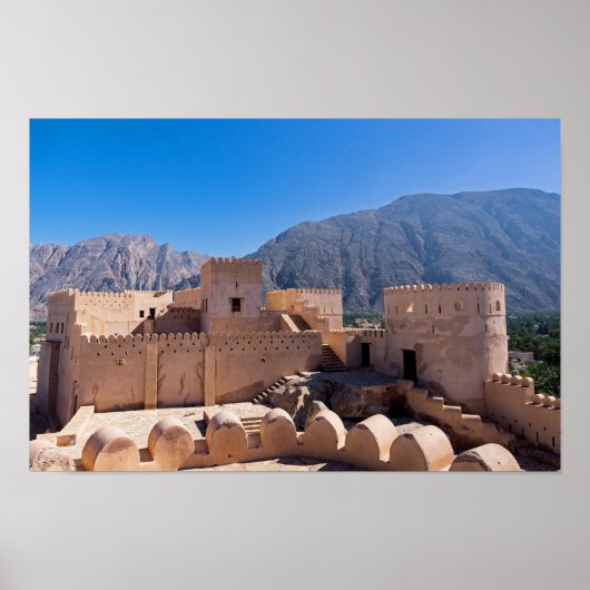 Nakhl Fort, Oman Poster (Voorkant)