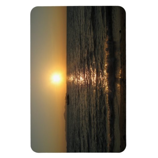 Naklua Beach Zonsondergang .. Pattaya, Chonburi, T Magneet (Verticaal)