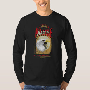 Nakota Native American Adelaar Geest Vintage Eer T-shirt