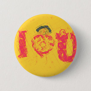 Nakupenda - I Love U Swahili Tekst Betekenis Kunst Ronde Button 5,7 Cm