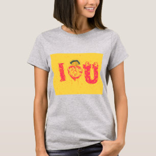 Nakupenda - I Love U Swahili Tekst Betekenis Kunst T-shirt