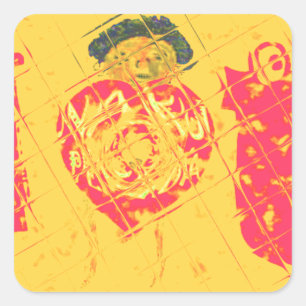 Nakupenda - I Love U Swahili Tekst Betekenis Kunst Vierkante Sticker