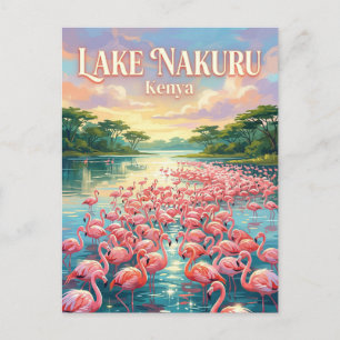 Nakuru-meer Kenia Briefkaart