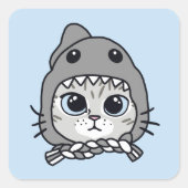 Nala Shark Vierkante Sticker (Voorkant)