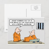 naleving van het federale richtsnoer gevangenen briefkaart (Voorkant / Achterkant)