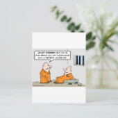 naleving van het federale richtsnoer gevangenen briefkaart (Staand voorkant)