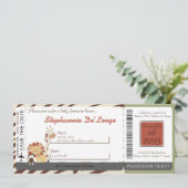 Nali Jungle Zoo Animal Lion Baby shower Invitation (Debout devant)