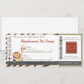 Nali Jungle Zoo Animal Lion Baby shower Invitation (Devant / Derrière)