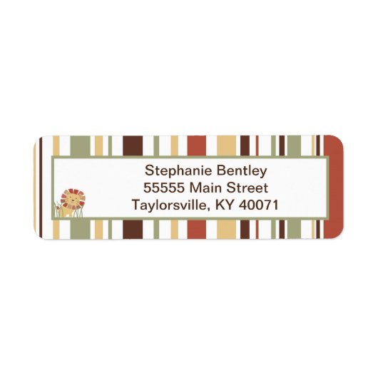 Nali Oerwoud Return Address Label (Voorkant)