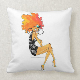 N'alimentez pas aux lions le coussin
