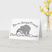 N'allez pas à la carte de cirque (Fleur jaune)