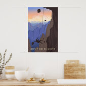 N'allez pas faire de l'escalade Affiche de voyage (Cuisine)