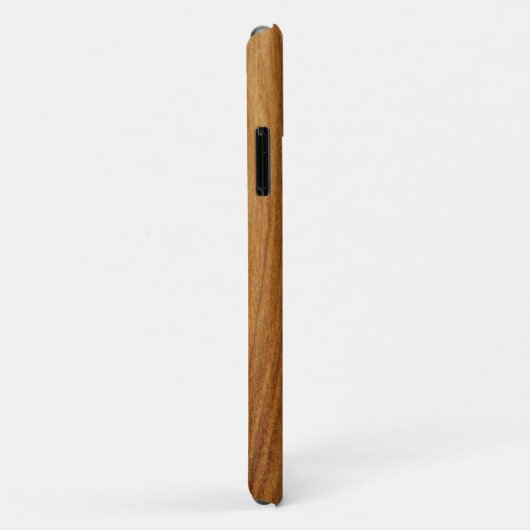 Nalu Lua Faux Koa Wood Surfboard Case-Mate iPhone Case (Achterkant/rechts)