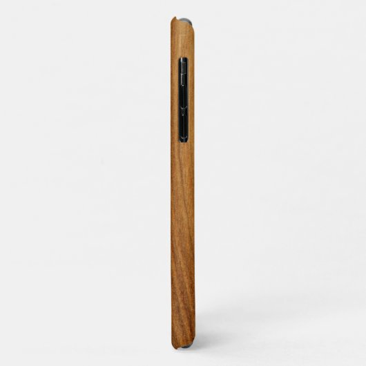 Nalu Lua Faux Koa Wood Surfboard Case-Mate iPhone Case (Achterkant/links)