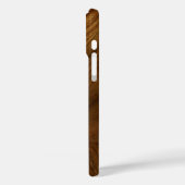 Nalu Mua Faux Koa Wood Monogram Surfboard White Case-Mate iPhone Case (Achterkant / Links)