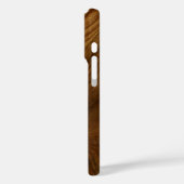 Nalu Mua Faux Koa Wood Surfboard Black Case-Mate iPhone Case (Achterkant / Links)