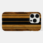 Nalu Mua Faux Koa Wood Surfboard Black Case-Mate iPhone Case (Achterkant (horizontaal))