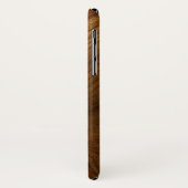 Nalu Mua Faux Koa Wood Surfboard Case-Mate iPhone Case (Achterkant/links)