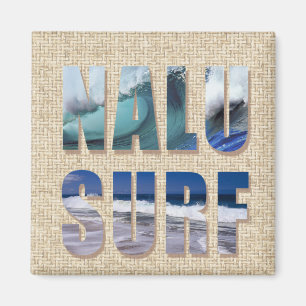 Nalu-Surf Island Woorden Magnet Magneet