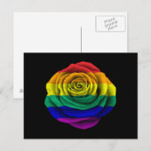 Nam de Vrolijke Trots van de regenboog Vlag op Briefkaart (Voorkant / Achterkant)