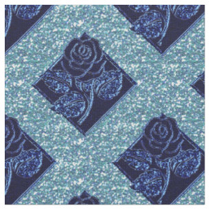 Nam diamant-07 twee Gestemde Stof blauw-Zazzle toe