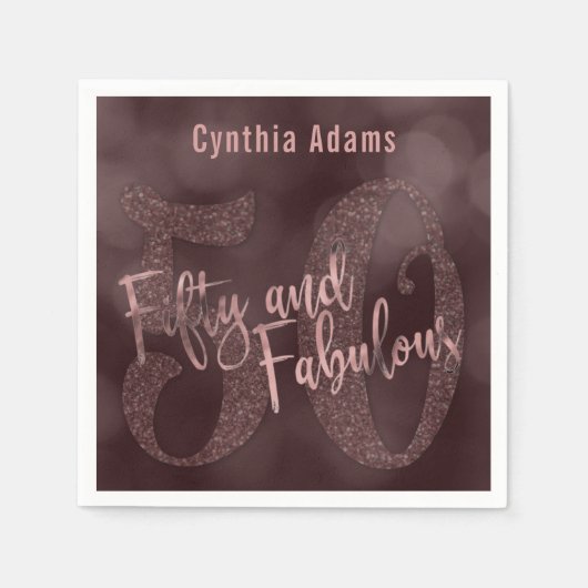 Nam Goud schitteren & Bokeh 50 & Fabelachtige Servet (Voorkant)