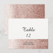 Nam Gouden Faux schitteren de Kaart van de (Voorkant / Achterkant)