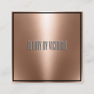 Nam Gouden minimalistische elegant van het Koper Vierkante Visitekaartje