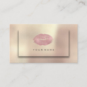 Nam het Roze Goud van de Lippen van de Kunstenaar Visitekaartje