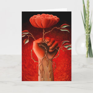 Nam het Wenskaart van de Liefde toe Kaart